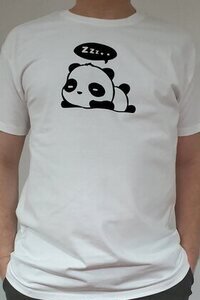 Elkészített és beküldött szundizós pandás póló - Waoo.hu